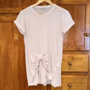 All Saints Pink Short Sleeve Crew Neck T-Shirt